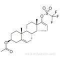 (3β) -Androsta-5,16-dieno-3,17-diol 3-Acetato 17- (trifluorometanosulfonato) CAS 115375-60-5